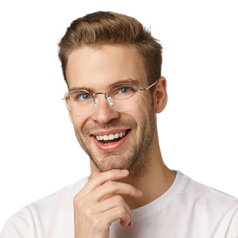 Titanium Round Eyeglasses