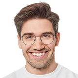 Titanium Round Eyeglasses