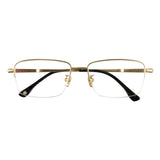 Titanium Rectangle Eyeglasses