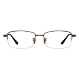 Titanium Rectangle Eyeglasses