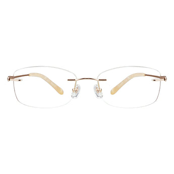 Metal Rectangle Eyeglasses