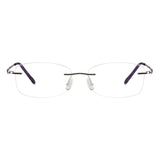 Metal Rectangle Eyeglasses
