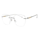 Titanium Wayfarer Eyeglasses