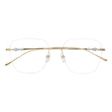 Titanium Wayfarer Eyeglasses