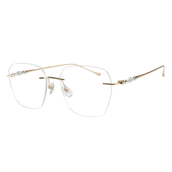 Titanium Wayfarer Eyeglasses