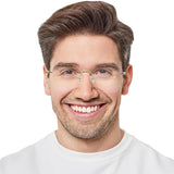 Titanium Wayfarer Eyeglasses