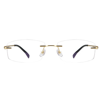 Metal Rectangle Eyeglasses