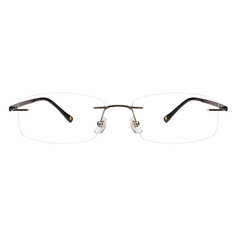 Colin Titanium Rectangle Eyeglasses - LifeArtVision