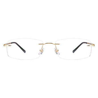 Colin Titanium Rectangle Eyeglasses - LifeArtVision