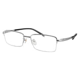 Titanium Rectangle Rimless Eyeglasses