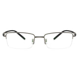 Titanium Rectangle Rimless Eyeglasses