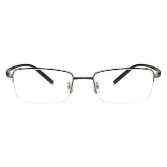 Titanium Rectangle Rimless Eyeglasses