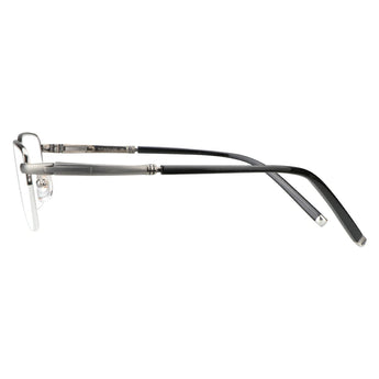 Titanium Rectangle Rimless Eyeglasses