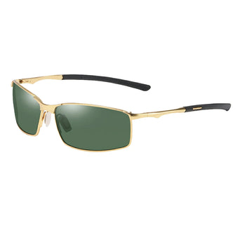 Rectangle Metal Sunglasses