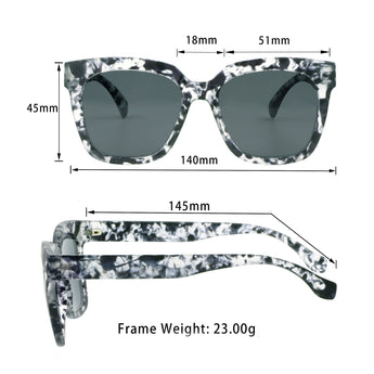 Amy Plastic Wayfarer Sunglasses - LifeArtVision