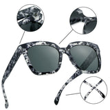 Amy Plastic Wayfarer Sunglasses - LifeArtVision