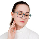 Square Plastic Eyeglasses