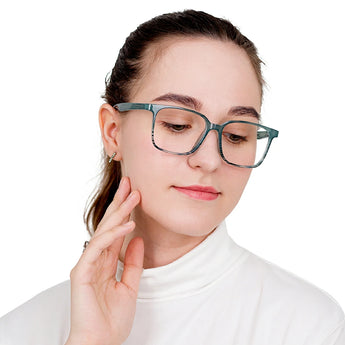 Square Plastic Eyeglasses