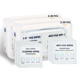 Anti Fog Lens Wipes Pre-Moistened Individually Wrapped Anti-Fog Wipes - LifeArtVision