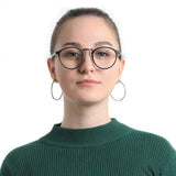 Oval Plastic Eyeglasses