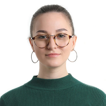 Oval Plastic Eyeglasses