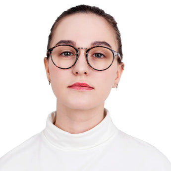 Oval Plastic Eyeglasses