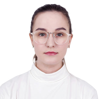 Oval Plastic Eyeglasses
