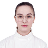 Oval Plastic Eyeglasses