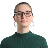 Plastic Oval Eyeglasses