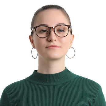 Plastic Oval Eyeglasses