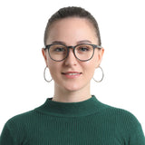 Plastic Oval Eyeglasses