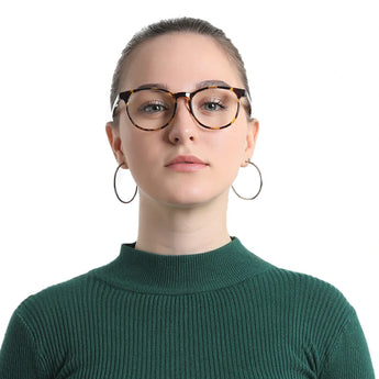Plastic Oval Eyeglasses