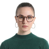 Plastic Oval Eyeglasses
