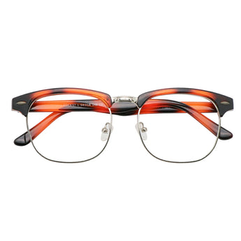 Metal Browline Eyeglasses