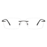 Metal Rectangle Eyeglasses