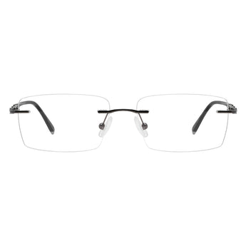 Metal Rectangle Eyeglasses