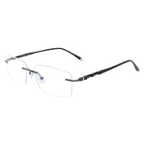 Metal Rectangle Eyeglasses