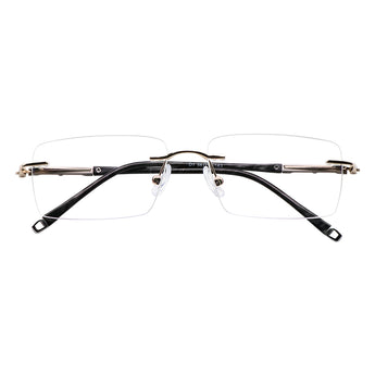 Metal Rectangle Eyeglasses