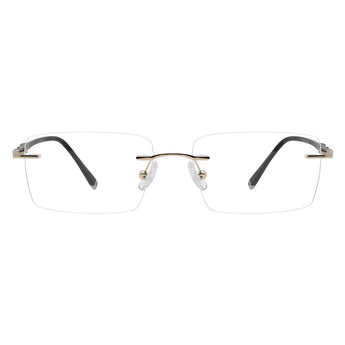 Metal Rectangle Eyeglasses