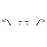 Metal Rectangle Eyeglasses