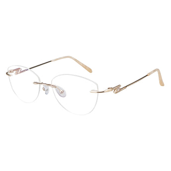 Metal Geometric Eyeglasses