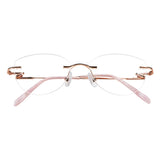 Metal Geometric Eyeglasses