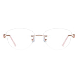 Metal Geometric Eyeglasses