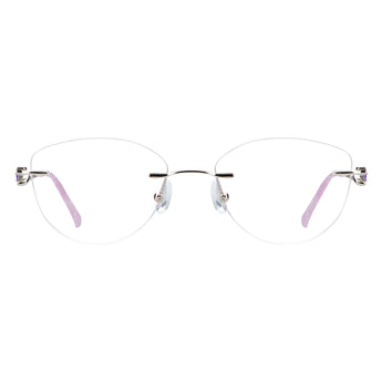 Metal Geometric Eyeglasses