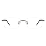 Metal Rectangle Eyeglasses