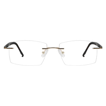 Metal Rectangle Eyeglasses
