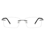 Metal Rectangle Eyeglasses