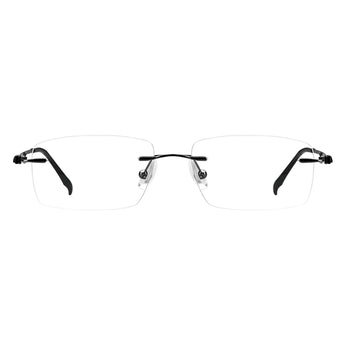 Rectangle Metal Eyeglasses