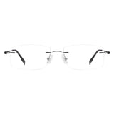 Rectangle Metal Eyeglasses