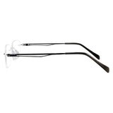 Rectangle Metal Eyeglasses